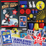 Marvin's Magic - 225 Amazing Magic Tricks for Children - Magic Kit - Kids Magic Set - Magic Kit for Kids Including Mystical Magic Cards, Magic Marvin's Magic