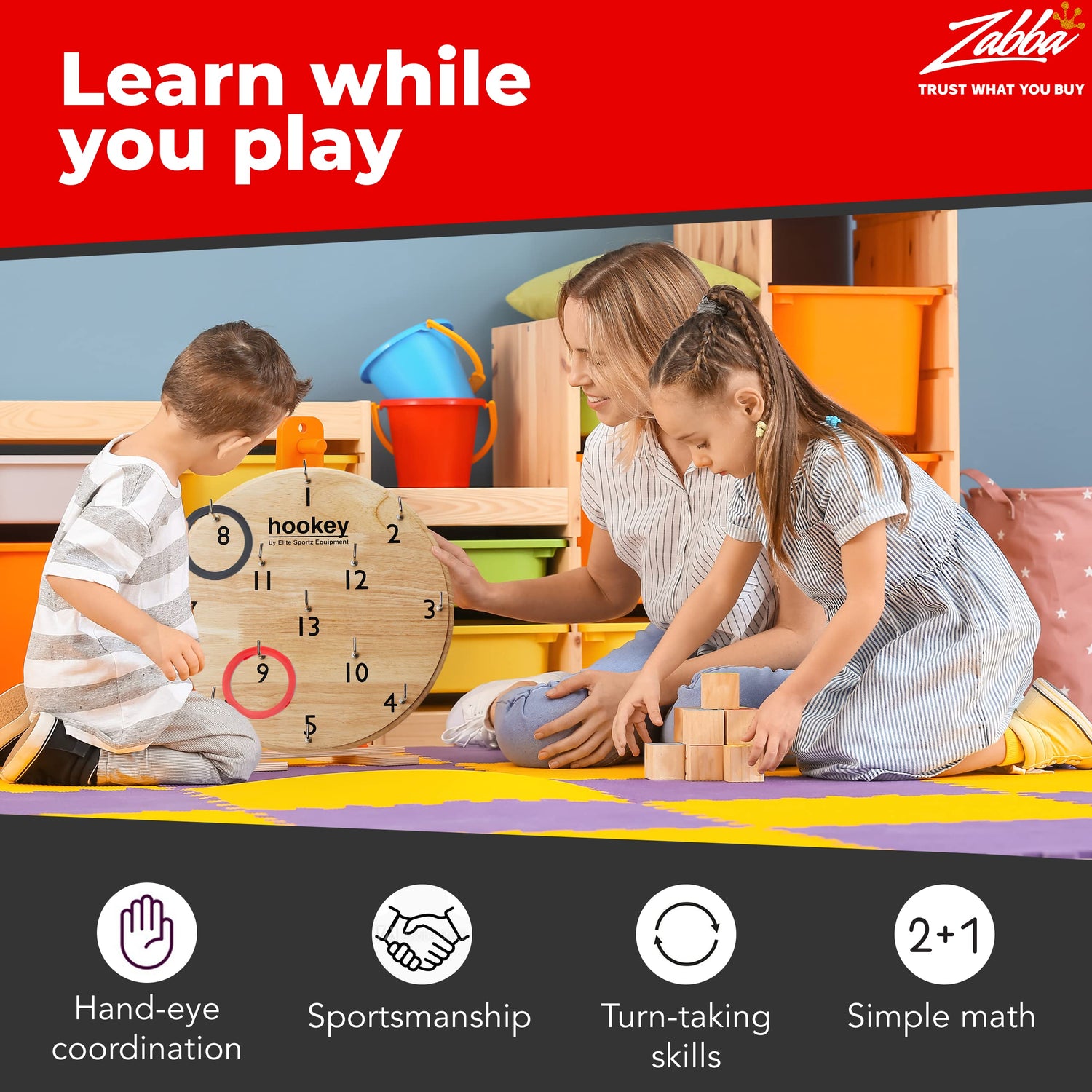 Elite Sportz Equipment Ring Toss Game - Games for Man Caves, Apartments, and Outdoor Fun - Gift for Adults and Kids - Indoor & Outdoor Games for Elite Sportz Equipment