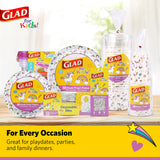 Glad for Unicorns Paper Bibs, 30 Count | Disposable Travel Paper Bibs with Cute Unicorns Design for Kids | Art & Craft Disposable Kids Bibs Glad