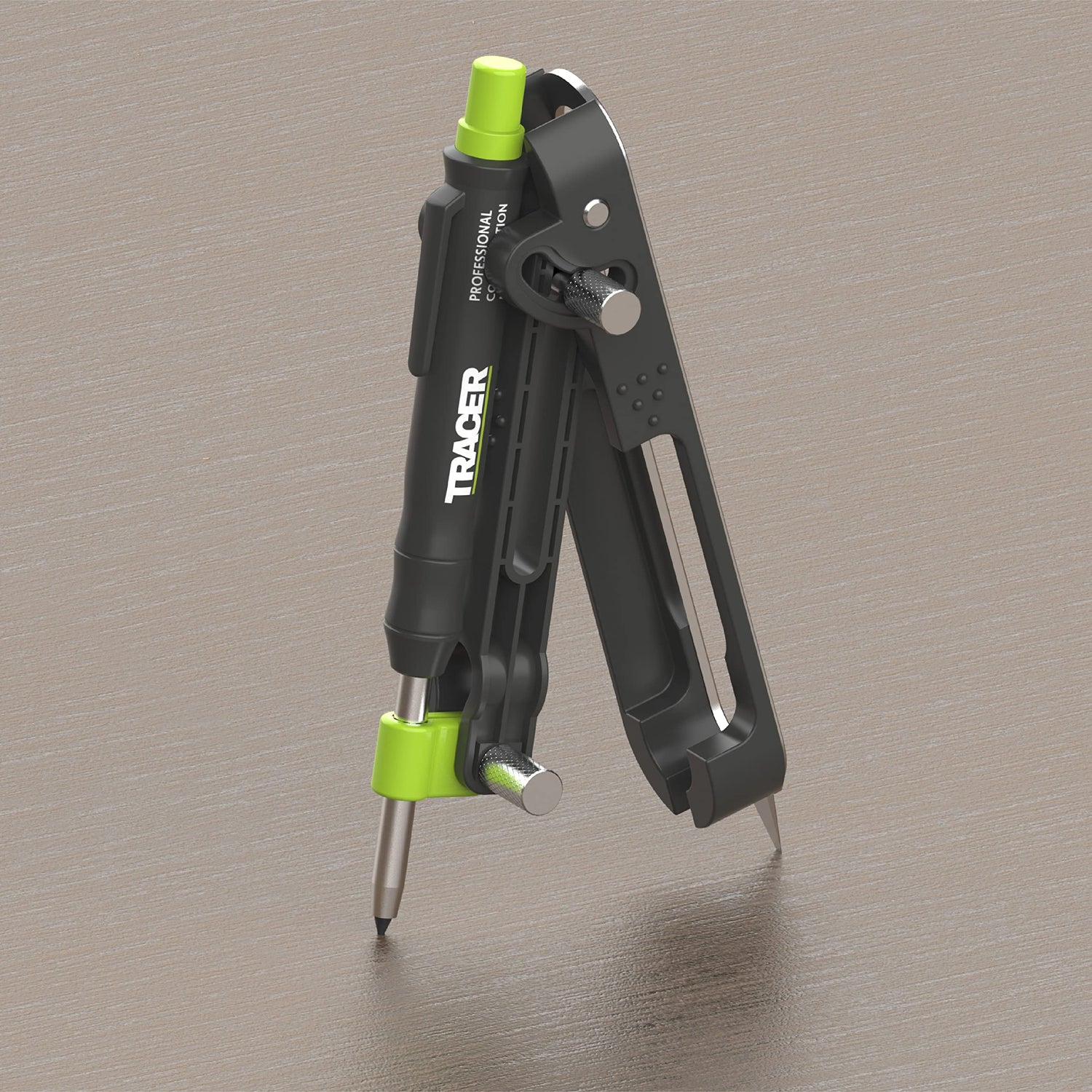 TRACER ProScribe Tool with Deep Hole Pencil, 6X Replacement Lead Holster and Carry Case (Multi-Function Scribe Tool) Enposmre Tracer