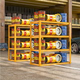 REIBII 40"W Garage Shelving Heavy Duty Loads 2240LBS Garage Storage Shelves Heavy Duty Shelving 4-Tier Adjustable Metal Shelves for Storage Rack REIBII