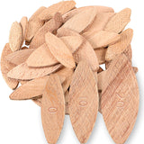 Beechwood Joiner Biscuits Number 0, 10, 20 Wood Joining Biscuits Woodworking Biscuits Assorted Beech Wood Chips for Crafting Woodworking(150 Pieces) Yalikop