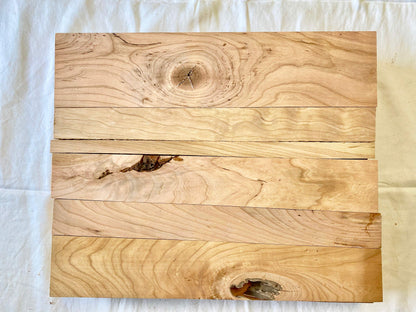 16 Inch Long Cherry Wood Boards. Rustic Wood for Crafts - WoodArtSupply