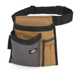 Dickies 5-Pocket Single Side Tool Belt Pouch/Work Apron for Carpenters and Builders, Durable Canvas Construction, Adjustable Belt for Custom Fit, Dickies