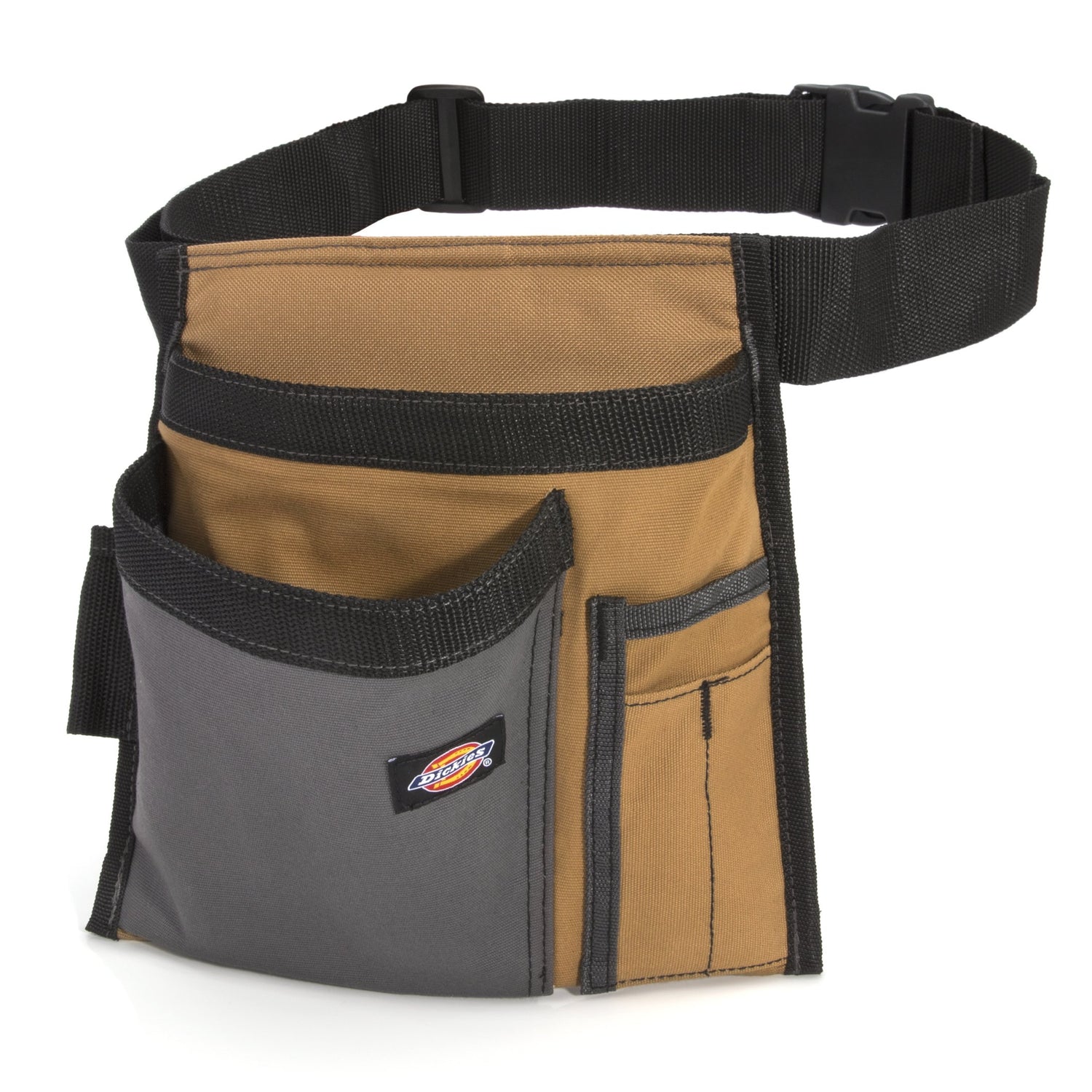 Dickies 5-Pocket Single Side Tool Belt Pouch/Work Apron for Carpenters and Builders, Durable Canvas Construction, Adjustable Belt for Custom Fit, Dickies