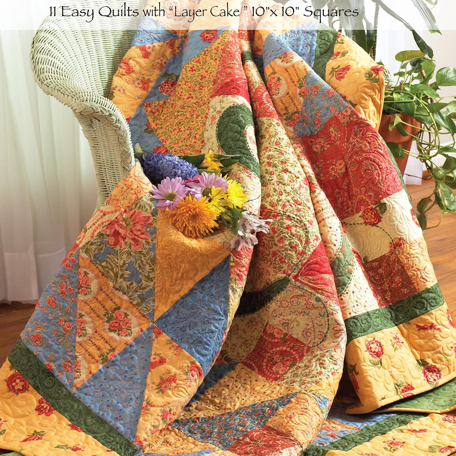 Big Blocks, Big Quilts: 11 Easy Quilts with Layer Cake 10" x 10" Squares (Design Originals) Beginner-Friendly, Easy-to-Follow Instructions and Design Originals