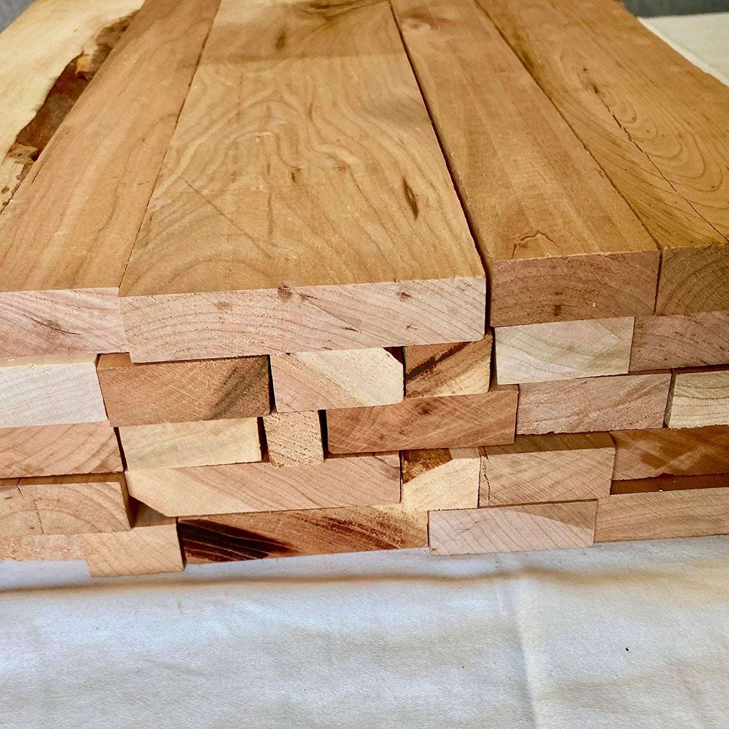 16 Inch Long Cherry Wood Boards. Rustic Wood for Crafts Woodchucks Wood