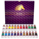 MyArtscape Supplies Paint Bundle - Oil Paint Set - 12ml x 24 Tubes - Lightfast - Heavy Body - Oil-based Colors - with Artist Quality Miniature Paint MyArtscape