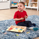 Melissa & Doug Mix 'n Match Wooden Bear Family Dress-Up Puzzle With Storage Case (45 pcs) - Wooden Teddy Bear Puzzle, Sorting And Matching Puzzles Melissa & Doug