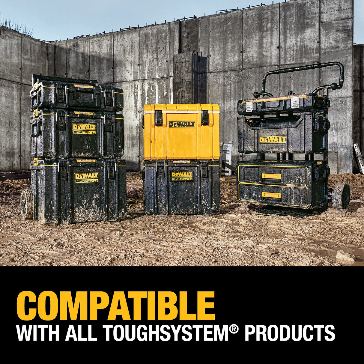 DEWALT DWST08165 TOUGH SYSTEM 2.0 TOOL BOX DEWALT