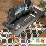 Monomi Electric Standing Desk, 55 x 28 inches Height Adjustable Desk, Ergonomic Home Office Sit Stand Up Desk with Memory Preset Controller (Black Monomi