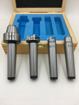 MT2 Live Center Wood Lathe Drive Spur Cup 4pcs Set with 2Pcs Extra Replacement Tips with Good Quality Wooden Box Almhs