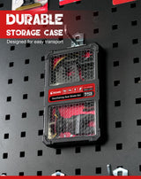 EZARC 7PCS Oscillating Tool Blades Kit, Titanium Oscillating Saw Blades for Wood Nails, Metal, Plastic Multitool Blades Kits with Japanese Teeth Fit EZARC