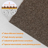 8 Pcs Sanding Block, Washable and Reusable Sanding Sponge for Drywall Wood Metal, Sandpaper Blocks in 60 80 120 220 Grit Coarse/Medium/Fine, Sand Pennik