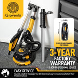 Electric Drywall Sander with Vacuum, 6.5-amp, Auto Dust Absorption, 7 Variable Speed 900-1800RPM, Dustless Floor Sander with 26’ Power Cord for Gioventù