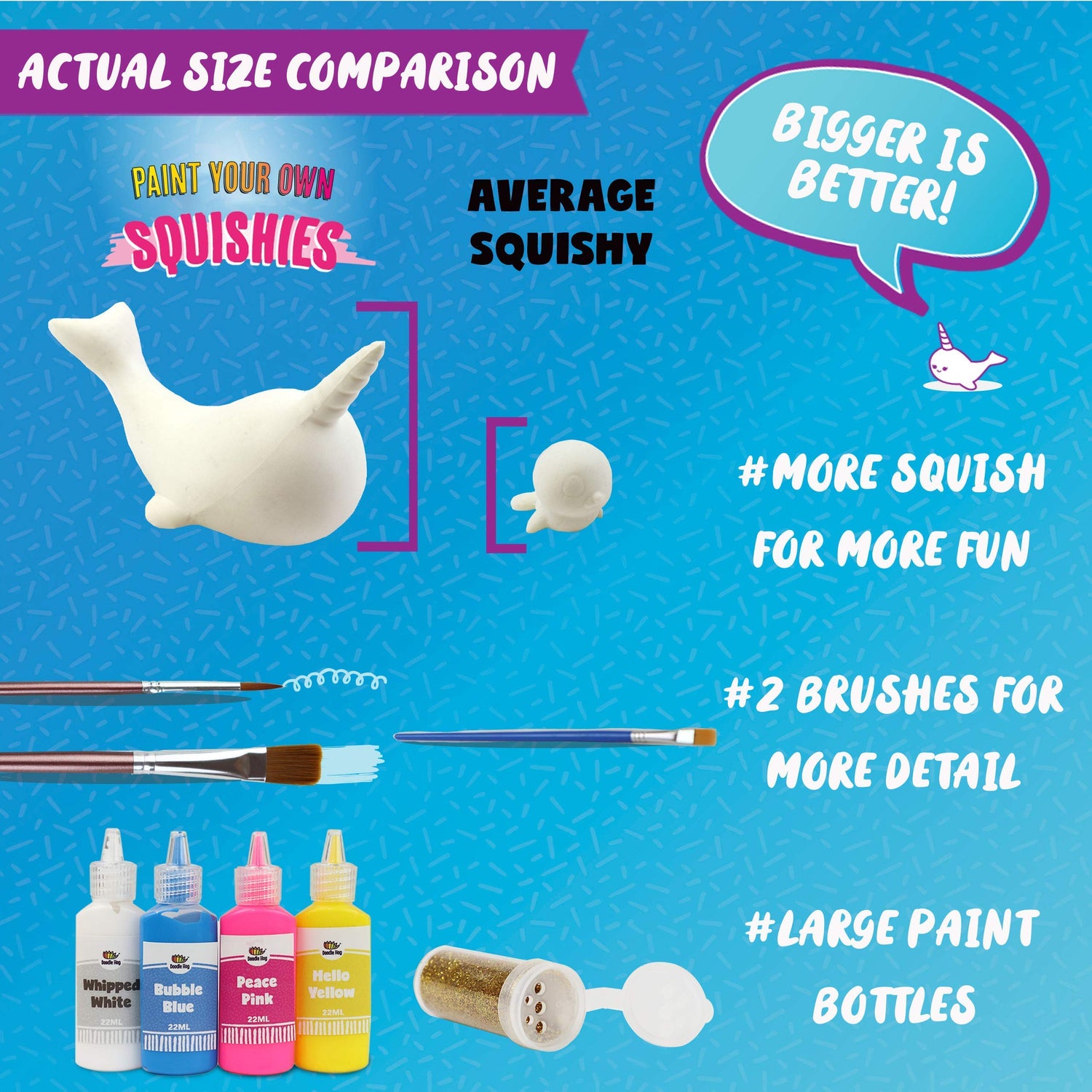 DOODLE HOG Save 10% on Rainbows & Awesomeness Squishies DIY Kit & Dessert Paint Squishies Kit. DOODLE HOG