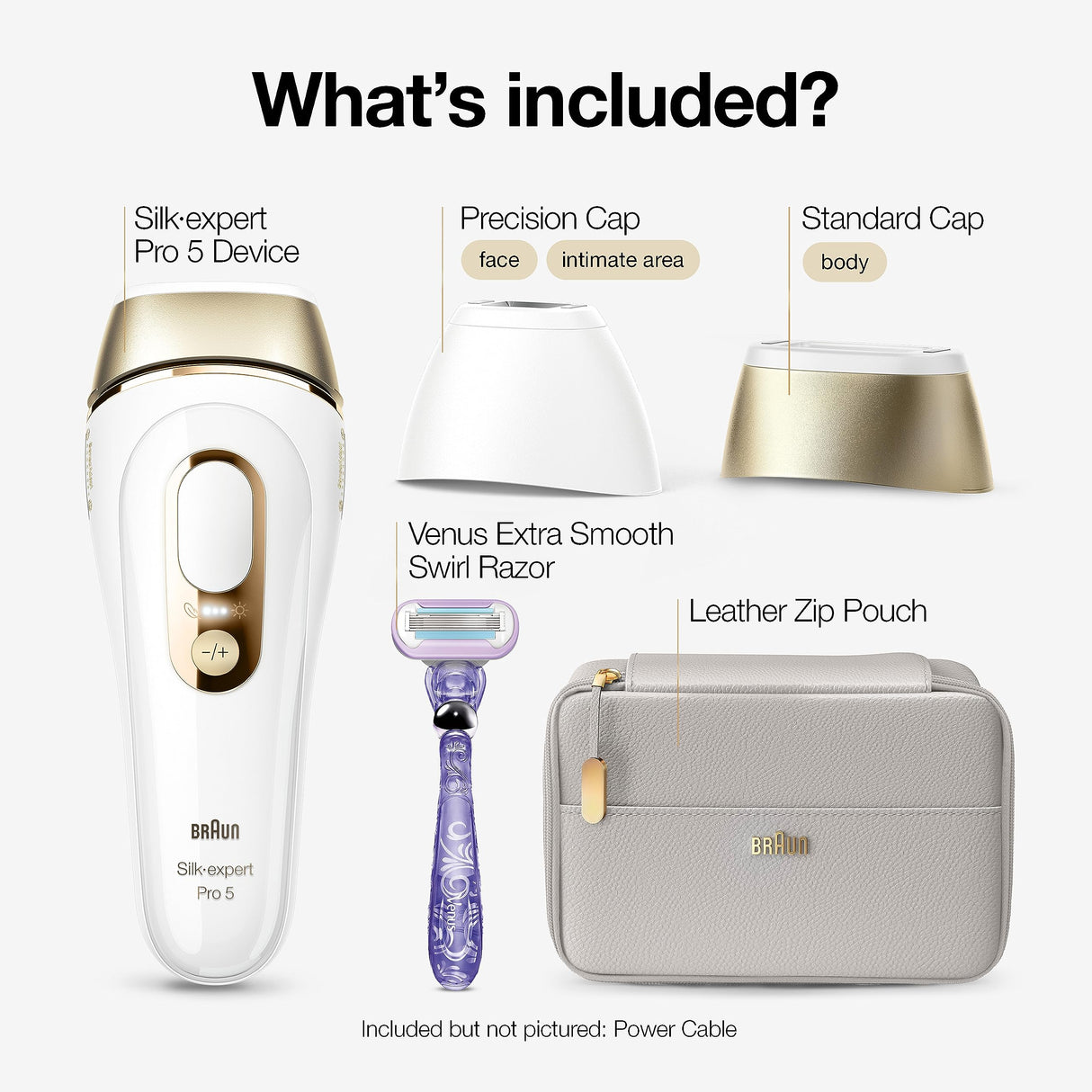 Braun IPL Long-lasting Laser Hair Removal Device for Women & Men, Silk Expert Pro5 PL5157, Safe & Virtually Painless Alternative to Salon Laser Hair Braun