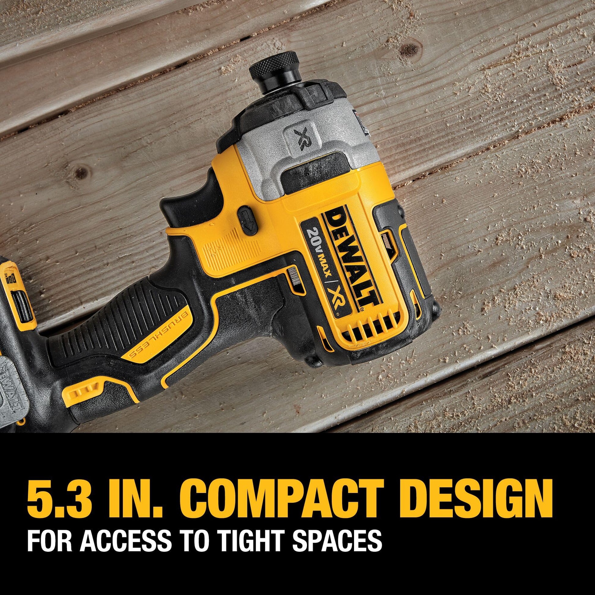 DEWALT 20V MAX Hammer Drill and Impact Driver, Cordless Power Tool Combo Kit with 2 Batteries and Charger (DCK299P2) - WoodArtSupply