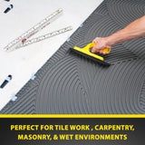 Perfect Measuring Tape Co. FR-72 Carpenter's Folding Rule Lightweight Composite Construction Ruler (Folding Yard Stick) with Easy-Read Inch Fractions PERFECT MEASURING TAPE