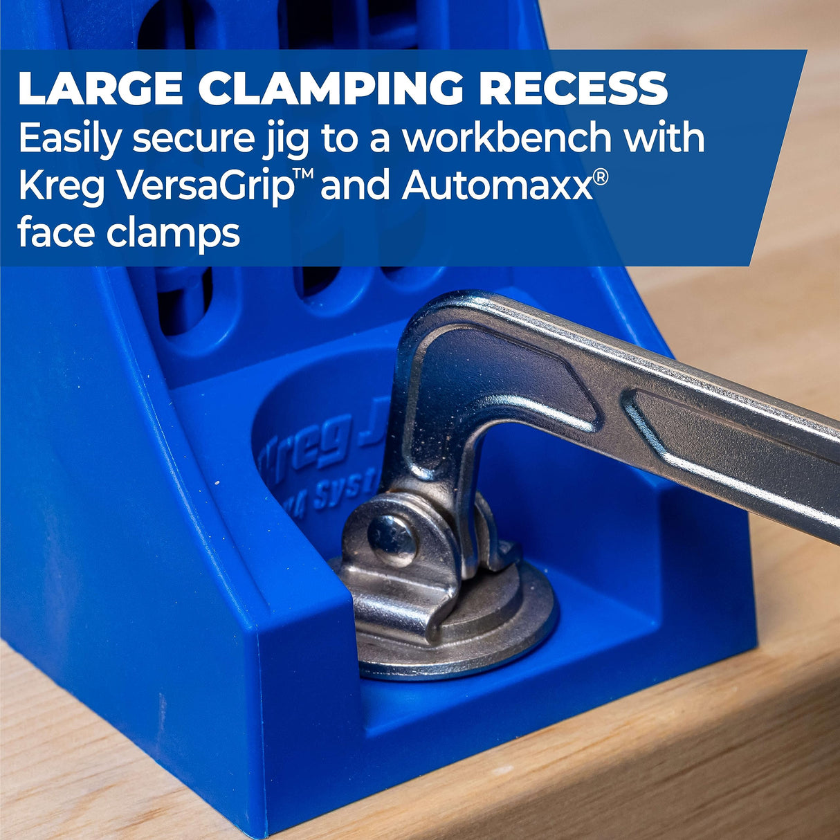Kreg K4 Pocket Hole Jig - Adjustable, Versatile Jig for Strong Joints - Create Perfect, Rock-Solid Joints - Easily Adjustable Drill Guides - For KREG