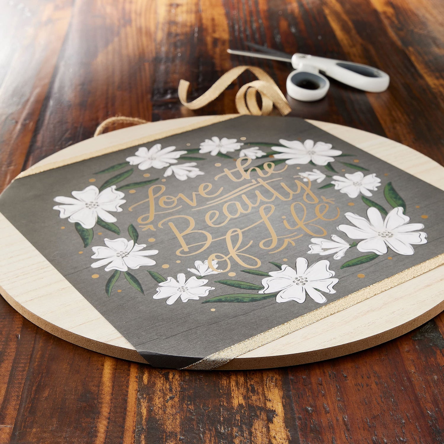 8 Pack: 15”; Unfinished Round Plaque by Make Market® Make Market