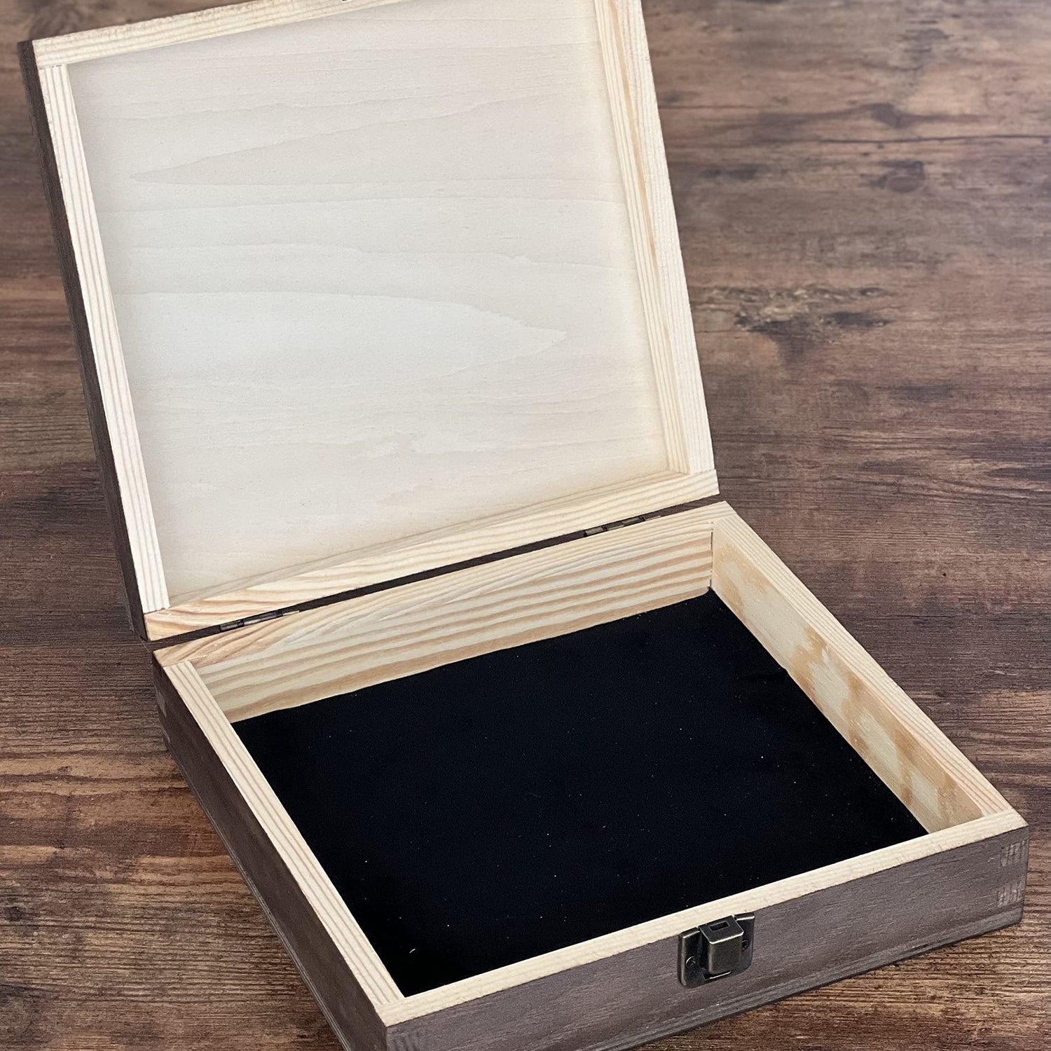 Love You Memory Wooden Gifts for Girls Unique Wedding Gifts Laser Engraving Wood Anniversary Box 21st Birthday Gift for Her 8.5 x 8 x 2.5 in (Size 2 MadeInSunState