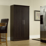 Sauder HomePlus Storage Pantry cabinets, L: 35.35" x W: 17.01" x H: 71.18", Dakota Oak finish Sauder
