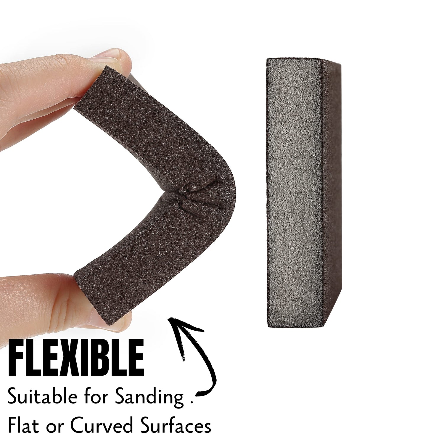 Bates- Sanding Sponge, 4 Pack, 60/80/120/220 Grit Assortment, Washable and Reusable, Sanding Block, Sandpaper Block, Sanding Blocks for Wood, Sanding Bates Choice Pro