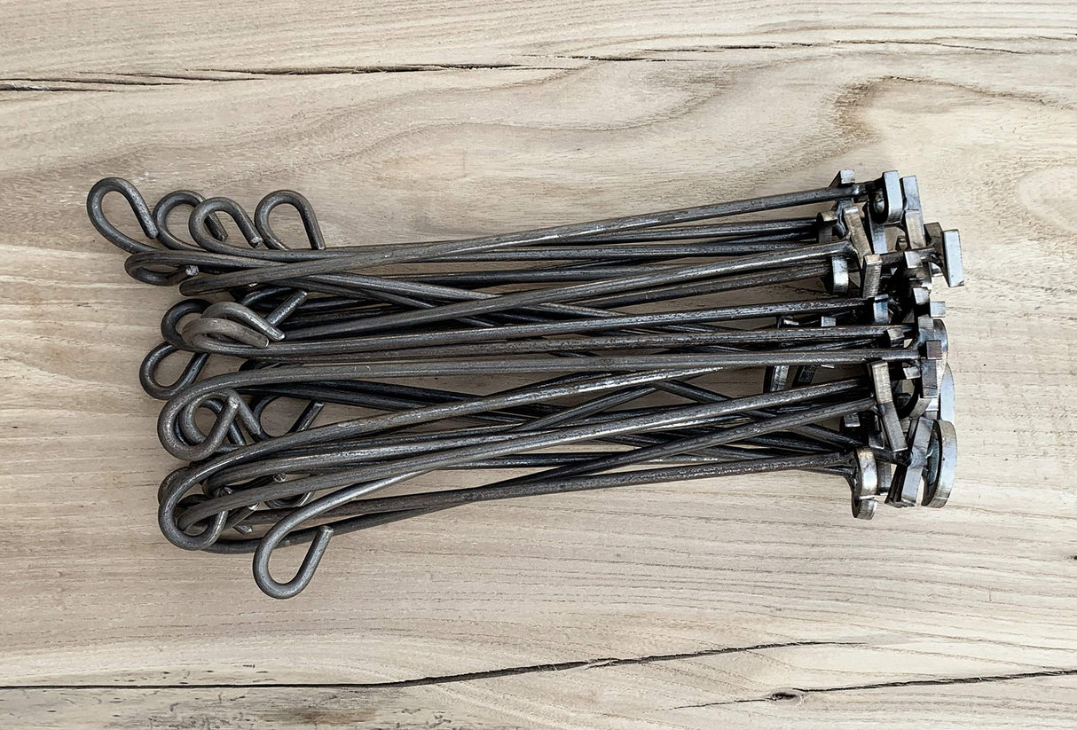 Custom 1/2" Alphabet Branding Iron Set - 26 A-Z Stamps by The Welded Keller The Welded Keller