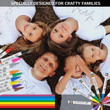 Art Owl 12 Basic Paint Pens Extra Fine Tip and 12 Acrylic Pastel Paint Markers Extra Fine Tip, Bundle for Rock Painting, Stone, Ceramic, Glass, Wood Art Owl