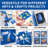 Kraft Arts Paper Roll - 17.5 inches by 49.2 Feet (15m) Paper for DIY Crafts Drawing Gift Wrapping Wall Art (Navy Blue) PAP01NB PENPRIS