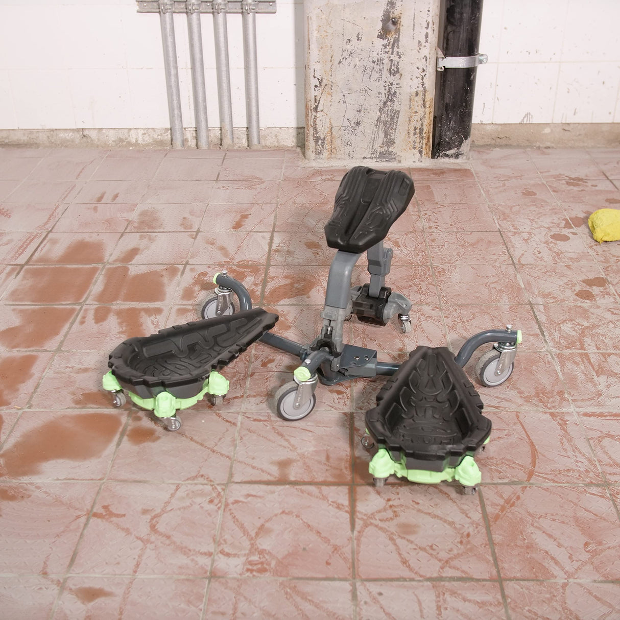 Kneel-It V3 Rolling Knee Pads - Durable Ergonomic Mobile Knee Pads with Seat - 360° Turning Capability, Supports 360 lbs, Compactable, Optimal for Kneel-It