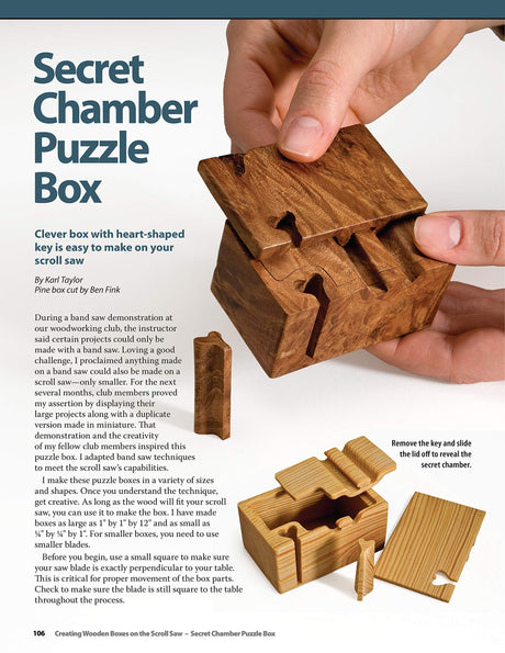 Creating Wooden Boxes on the Scroll Saw: Patterns and Instructions for Jewelry, Music, and Other Keepsake Boxes (Fox Chapel Publishing) 25 Fun Design Originals