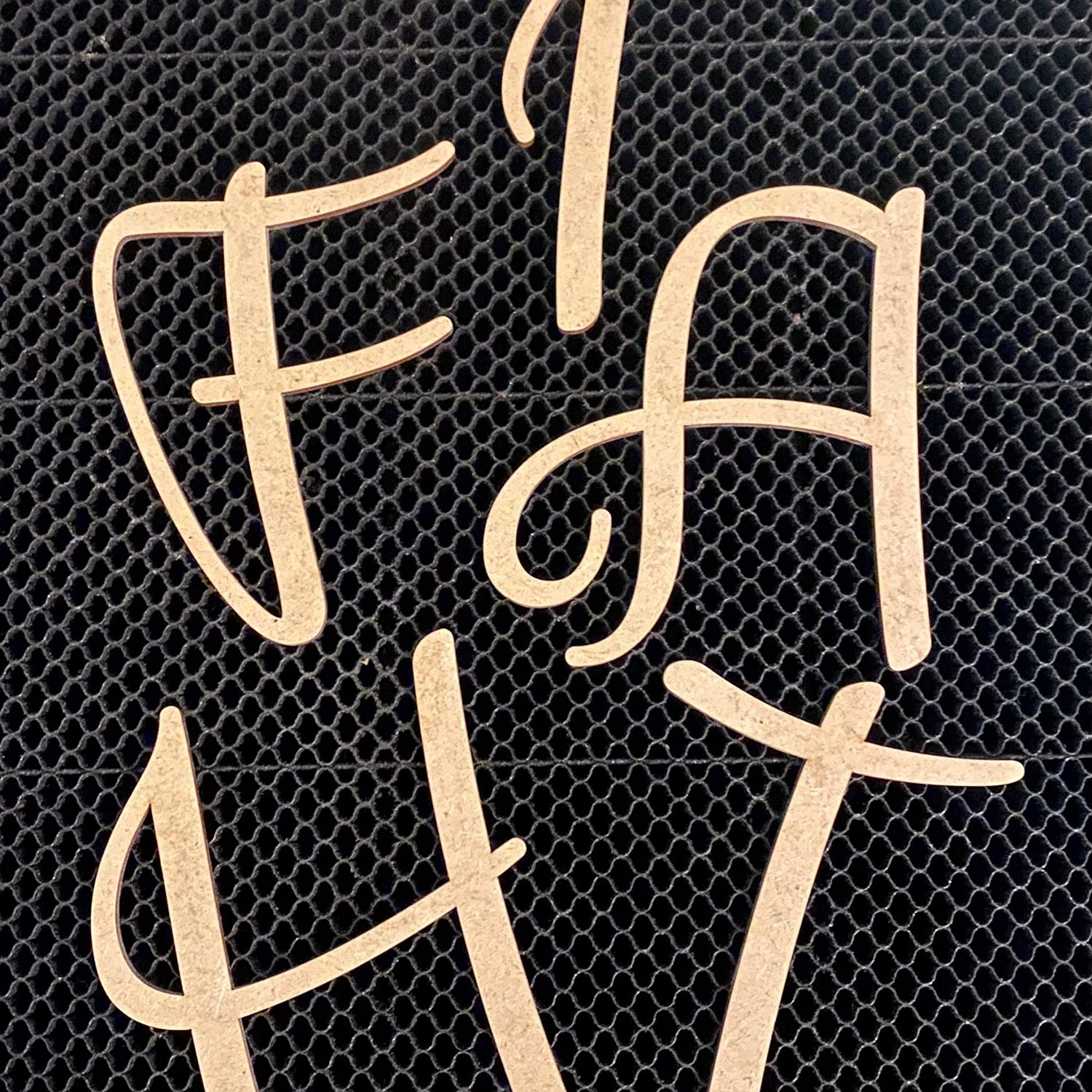 Wooden Letter 6 Inch Tall Alphabet J Craft, Unfinished Wood Cursive Monogram Letters Cutout, Love is in The Air Script Font NEXTCraft