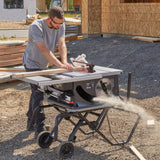 SAWSTOP 10-Inch Jobsite Saw Pro with Mobile Cart Assembly, 1.5-HP, 12A, 120V, 60Hz (JSS-120A60) SawStop
