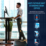 FEATOL Extra Thick Anti Fatigue Mat Floor Mat, Standing Desk Memory Foam Cushioned Office Ergonomic Kitchen Mats Comfort Pad NOT PVC 9/10 Inch FEATOL