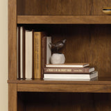 Sauder Miscellaneous Storage 5 Split Bookcase/Book Shelf, L: 35.28" x W: 13.23" x H: 69.76", Oiled Oak finish Sauder