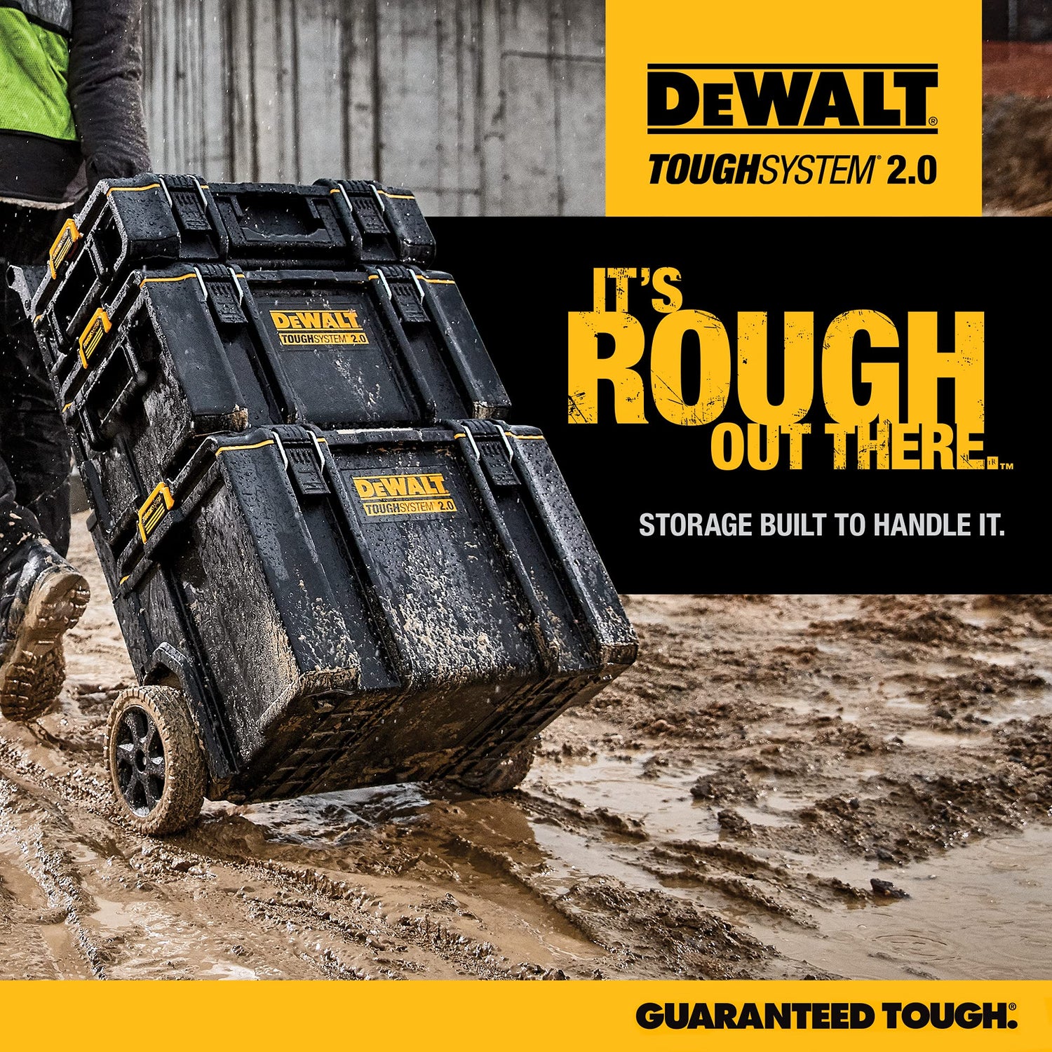 DEWALT DWST08165 TOUGH SYSTEM 2.0 TOOL BOX DEWALT