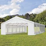 Outsunny 20' x 40' Heavy Duty Party Tent & Carport with Removable Sidewalls and Double Doors, Large Canopy Tent, Sun Shade Shelter, for Parties, Outsunny