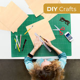 Calvana (24-Pack) 12”x20”x1/8” Balsa Sheets for Crafts - Perfect for Architectural Models Drawing Painting Wood Engraving Wood Burning Laser Scroll Calvana