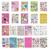 Just My Style 1500+ Stickers, Kawaii Y2K Sticker Book with Positivity Quotes, Sweet Treats, Unicorns, Fun Craft Stickers, for Girls Kids Teens Adults Just My Style