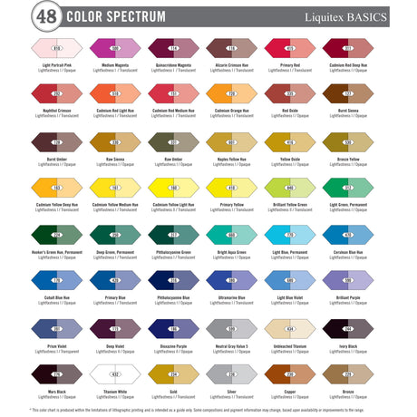 Liquitex BASICS Acrylic Paint Tube 12-Piece Set Liquitex