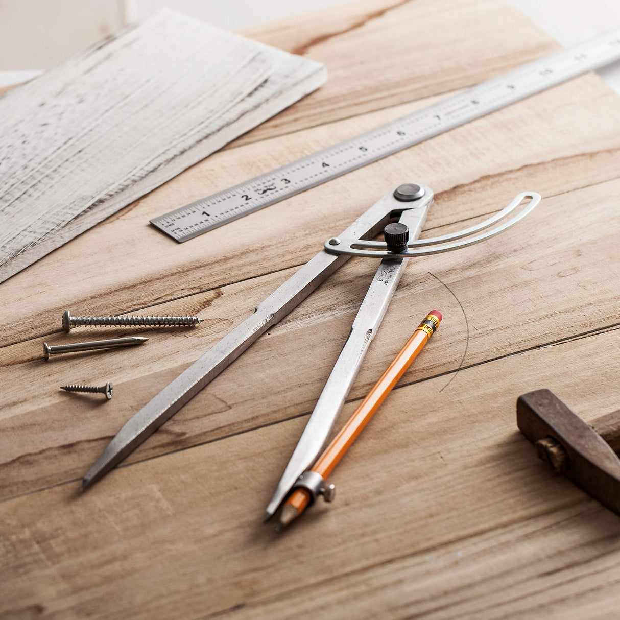 Mr. Pen- Professional Large Compass for Woodworking, 12 Inch Compass with Wing, Compass for Geometry, Compass Drawing Tool, Woodworking Compass, Mr. Pen