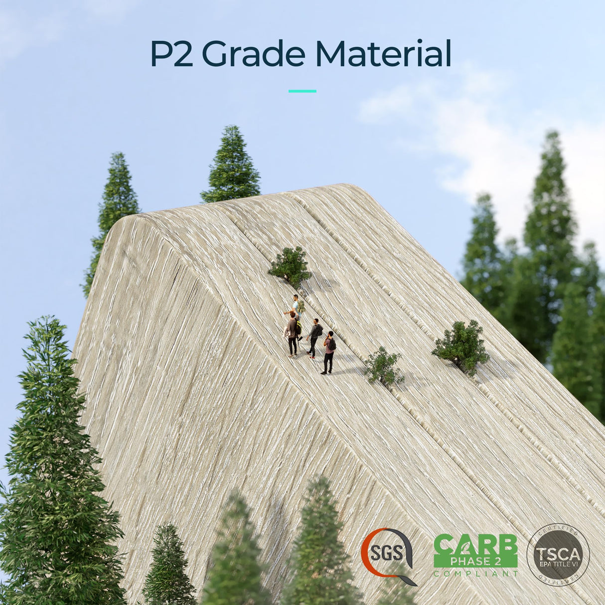 LINSY HOME 5-Tier Adjustable Bookshelf in Light Brown - Chic Floor Standing Storage for Home and Office LINSY HOME