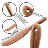 As Seen On TV, Spurtles Kitchen Tools Wooden, Plantéa Handmade Wooden Spoons for Cooking, Heat Resistant Wooden Spurtle Set Cooking Utensil For PLANTÉA