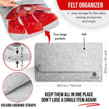 Tshirt Ruler Guide for Vinyl Alignment - T Shirt Ruler Guide for Heat Press, Shirt Measurement Tool for Heat Press, T-Shirt Ruler Centering Guide Good Life Ideas