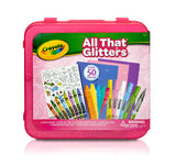 Crayola All That Glitters Art Case Coloring Set, Toys, Gift for Kids Age 5+ Crayola