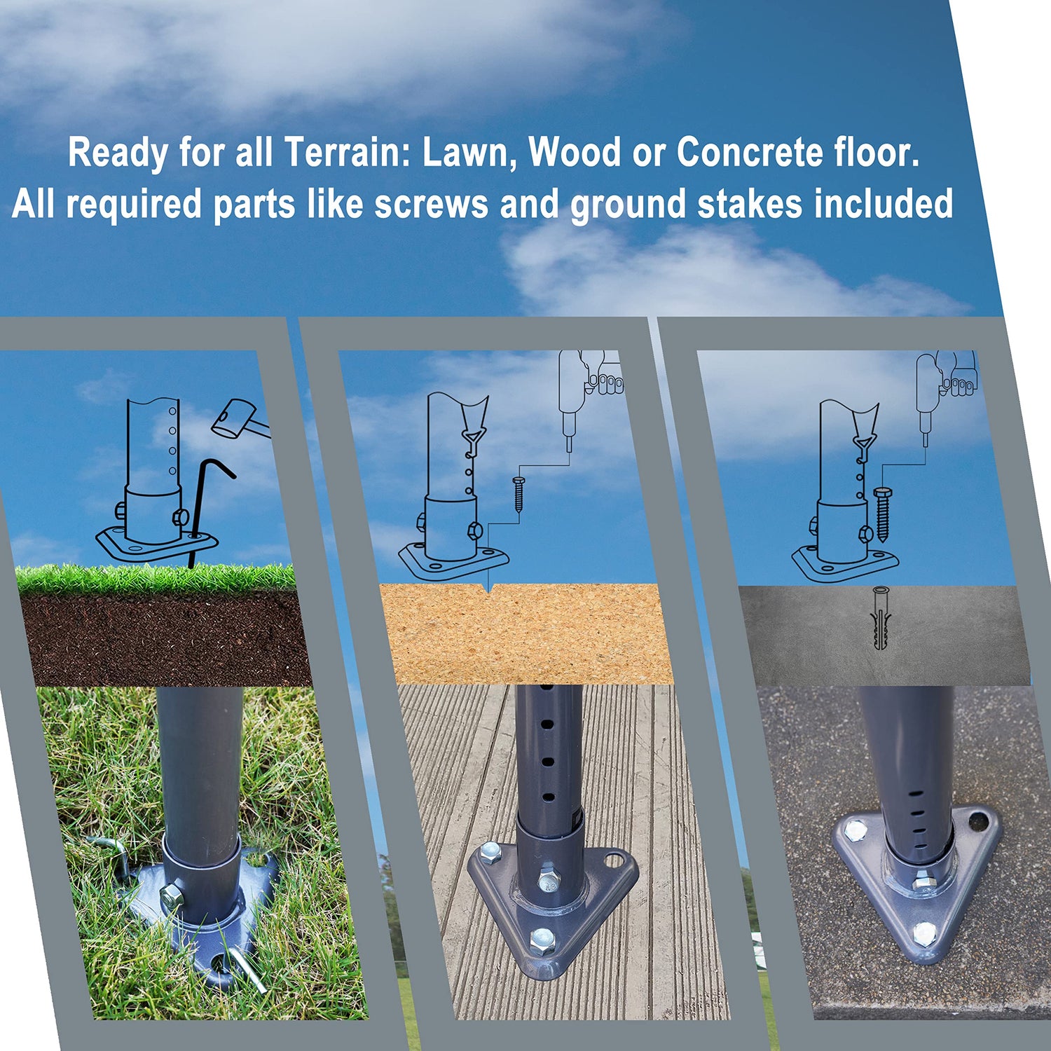 NOWENSOL Carport 12x20ft Car Port Garage Canopy Heavy Duty Car Tent Without Sidewalls & Doors, All Season and Portable Garage for Boat, Wedding NOWENSOL