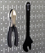 Wall Control Pegboard 32in x 16in Galvanized Metal Pegboard Tool Board Panel Wall Control