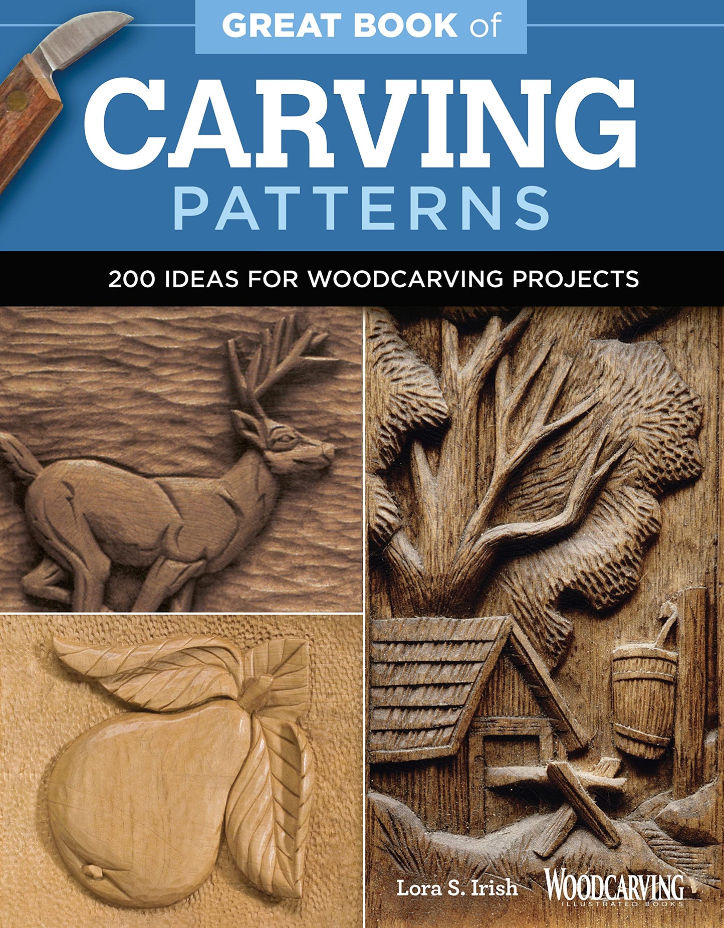 Great Book of Carving Patterns: 200 Ideas for Woodcarving Projects (Fox Chapel Publishing) - WoodArtSupply